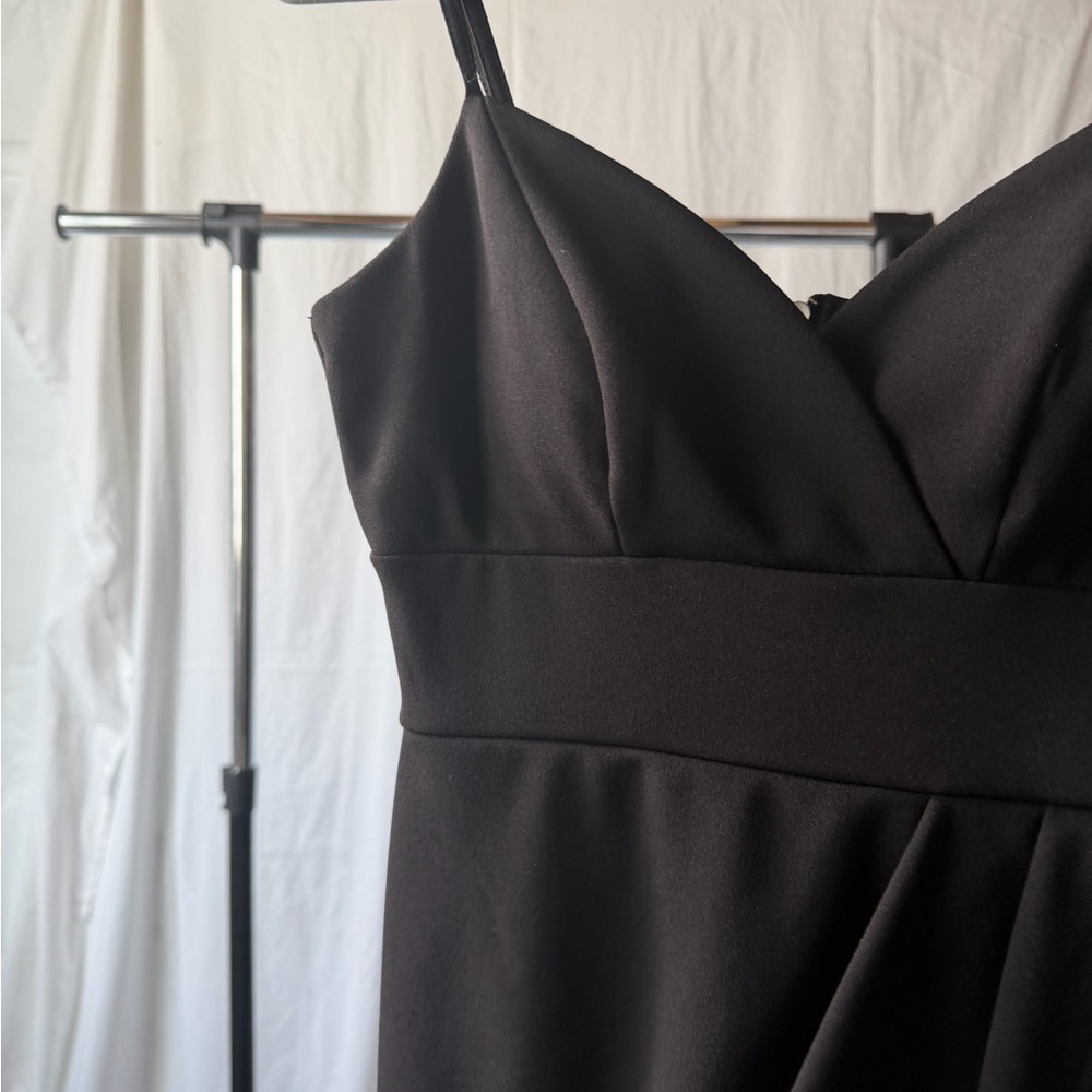 NWT Black Spaghetti-Strap Cocktail Dress